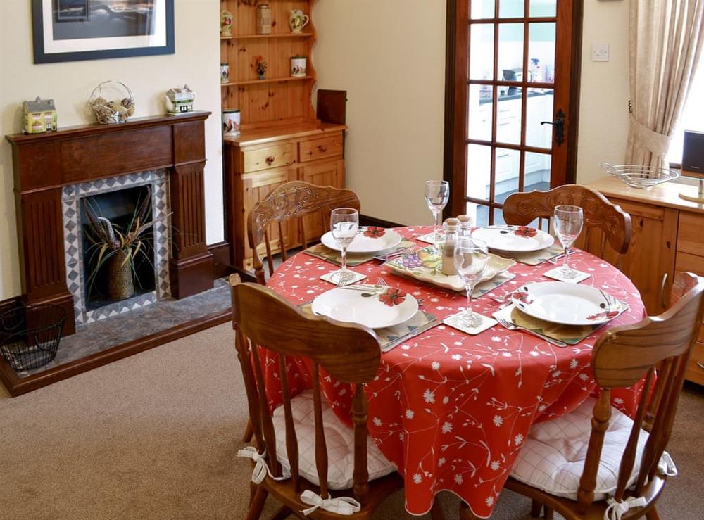 Charming dining room at Half Moon Cottage in Great Yarmouth, Norfolk