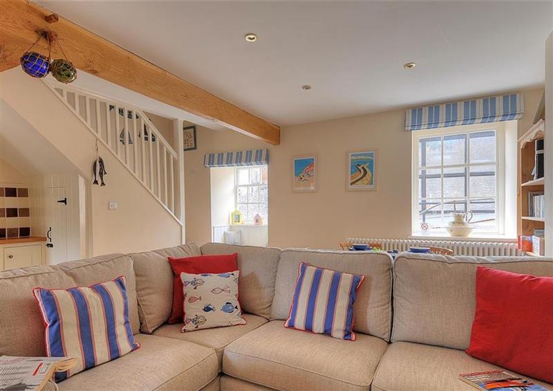 Enjoy the living room at Half Moon Cottage, Lyme Regis
