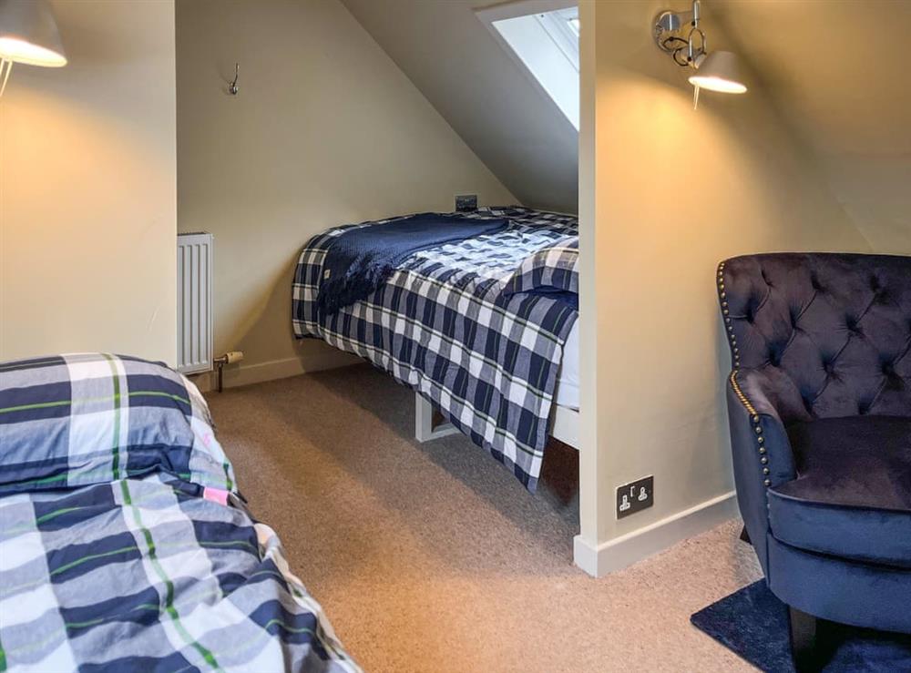 Twin bedroom at Half Of 2 in Torrin, Isle Of Skye