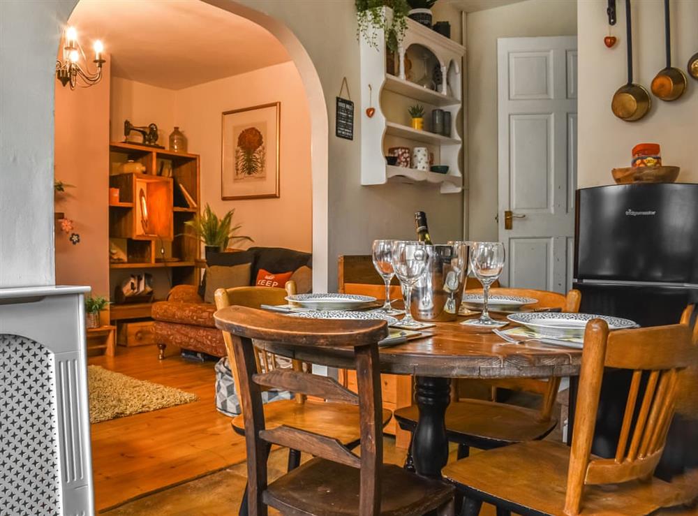Dining Area at Half Pint Cottage in Haworth, West Yorkshire