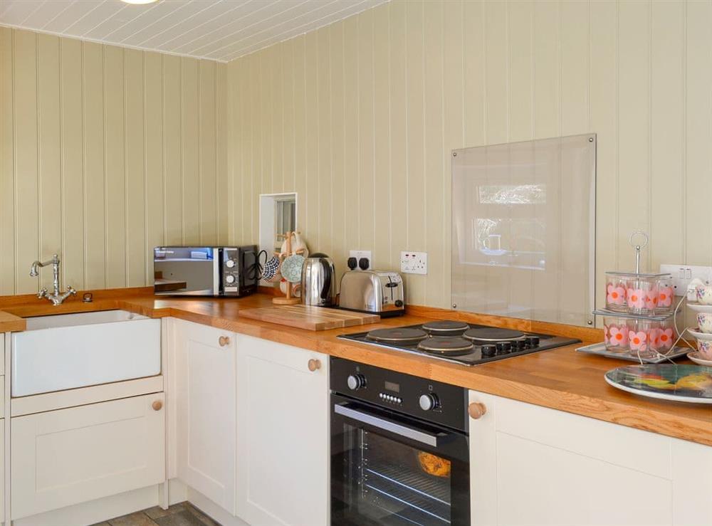 Kitchen and dining area at Halfway House in Newholm, near Whitby, North Yorkshire