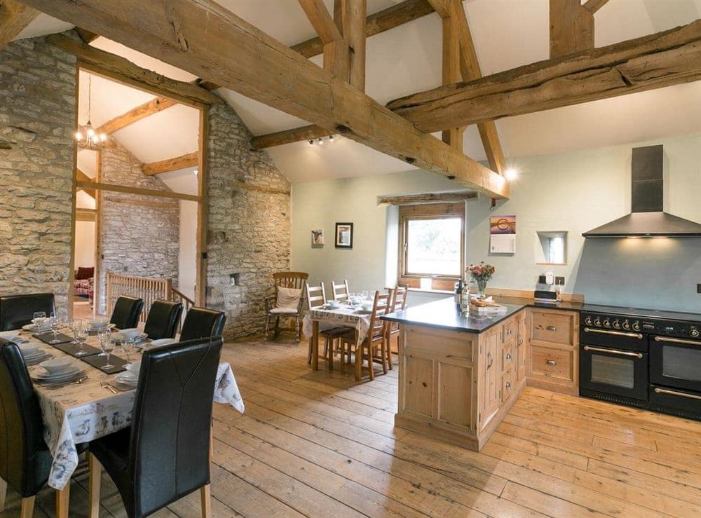Characterful Kitchen & dining space at Hall Barn in Earl Sterndale, near Buxton, Derbyshire