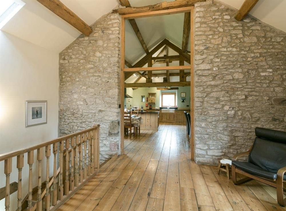 Hallway from living room to kitchen & dining space at Hall Barn in Earl Sterndale, near Buxton, Derbyshire