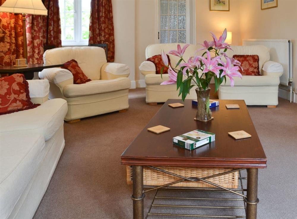 Delightful living room at Hall Cottage in Gresham, near Sheringham, Norfolk