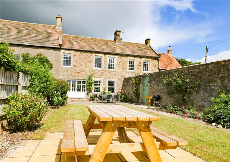 Garden and patio furniture at Hall Cottage, Ovington, North Yorkshire