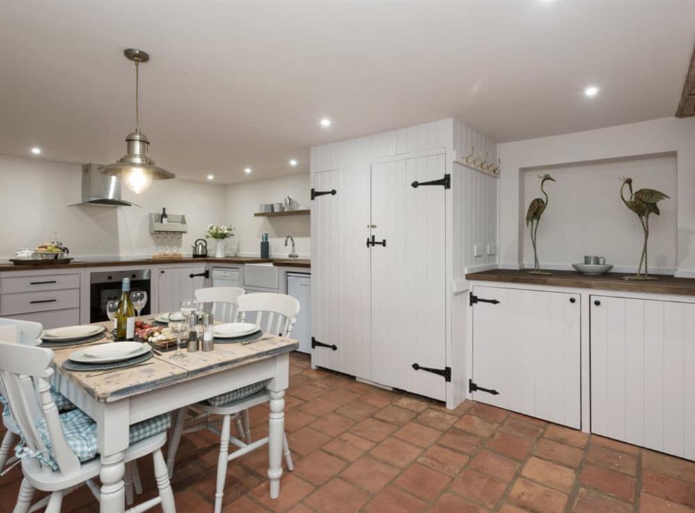 Farmhouse kitchen/dining room at Hall Farm Barn in Lamas, near Buxton, Norfolk