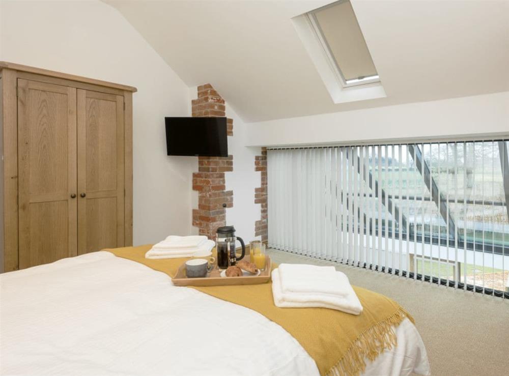 Comfortable double bedroom at The Great North Barn, 