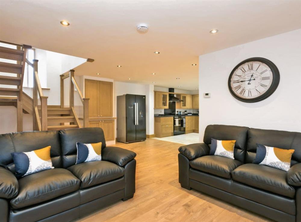 Comfortable open plan living space at The Great North Barn, 