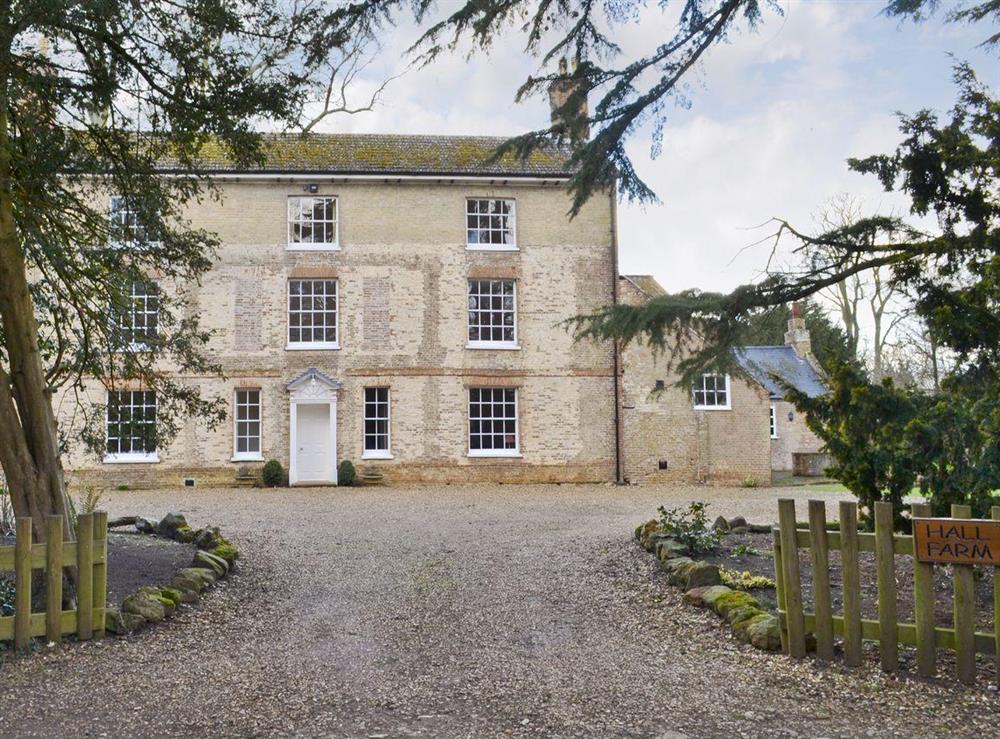 Impressive 18th century grade 2 listed farmhouse at Hall Farm in Kings Lynn, Norfolk., Great Britain