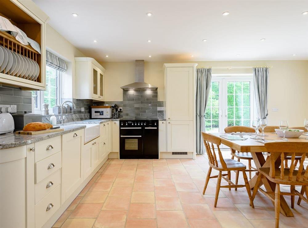Spacious kitchen and dining area at Sea Holly Cottage, 