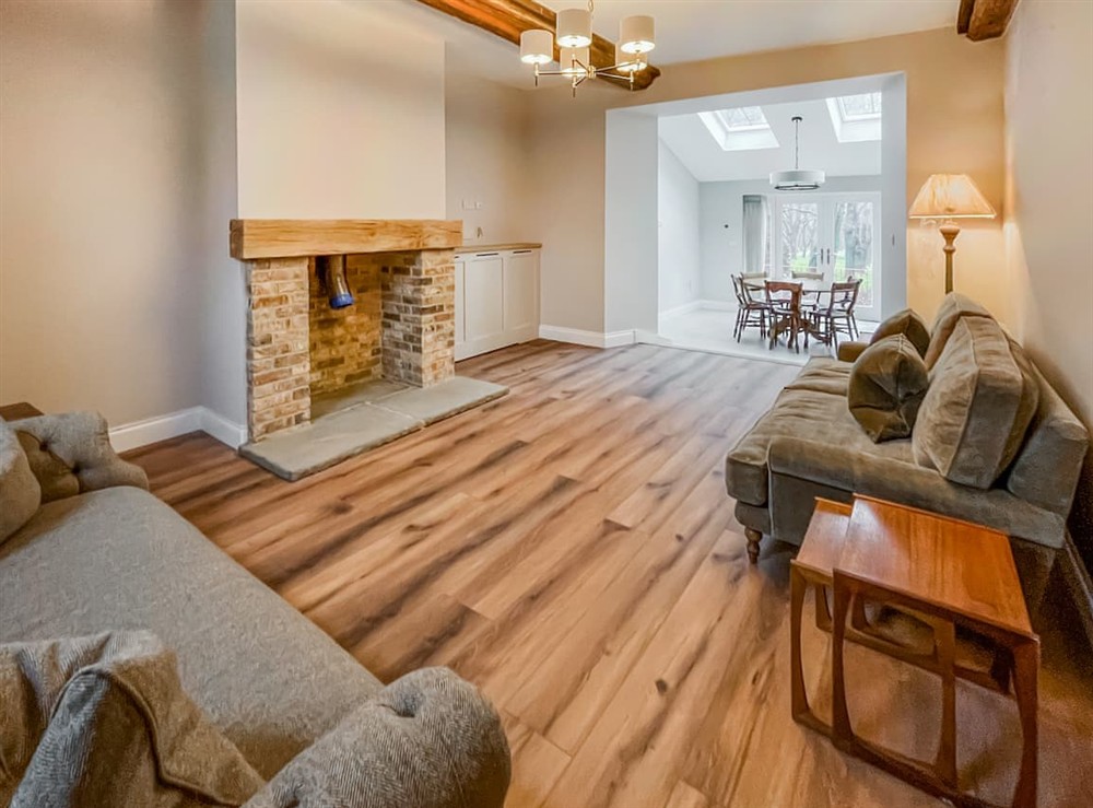 Living area at Hall Yard in Burton, near Lincoln, Lincolnshire