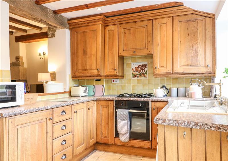 This is the kitchen at Hallbrook Cottage, Darley Bridge near Darley Dale