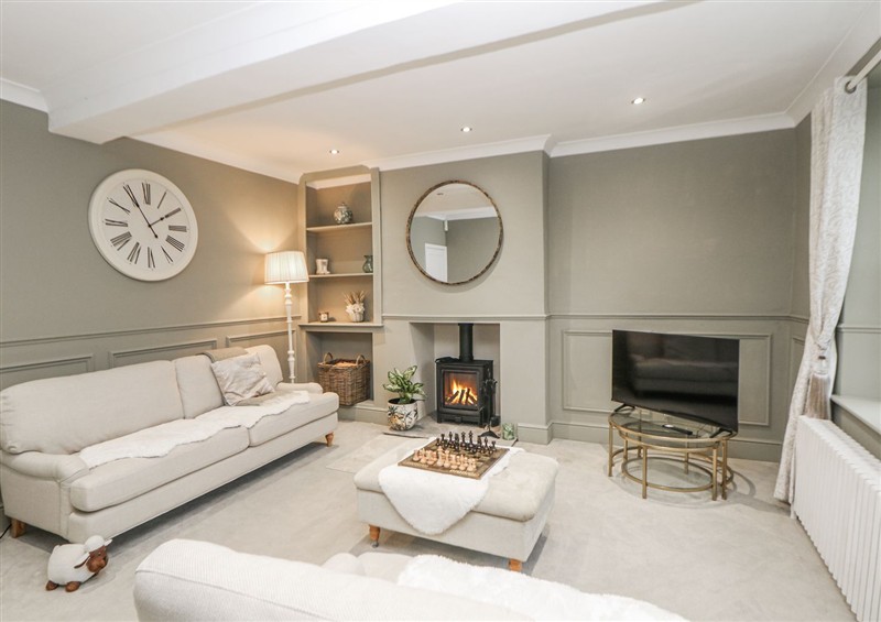 Enjoy the living room at Hallfield Hall Cottage, Shirland