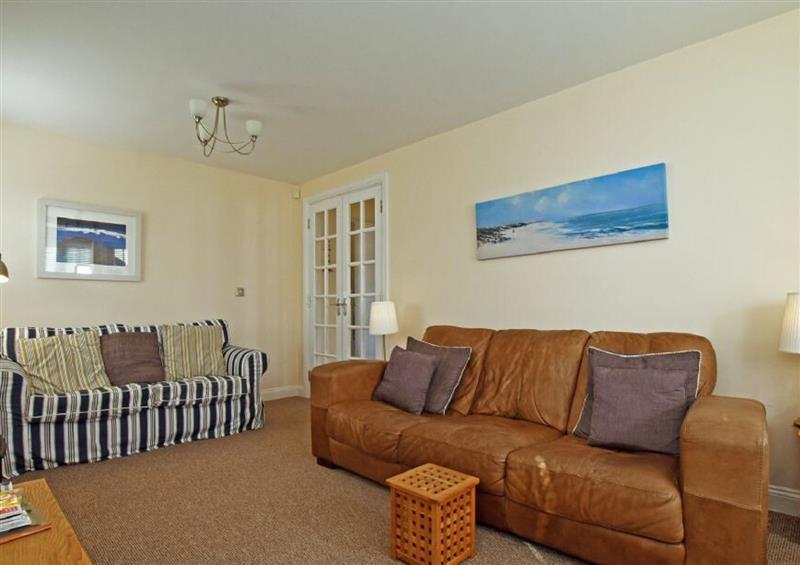 The living room at Hallgarth, Beadnell