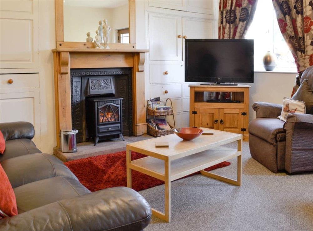 Comfortable living room at Halls Bank Farm in Arkleby, near Cockermouth, Cumbria