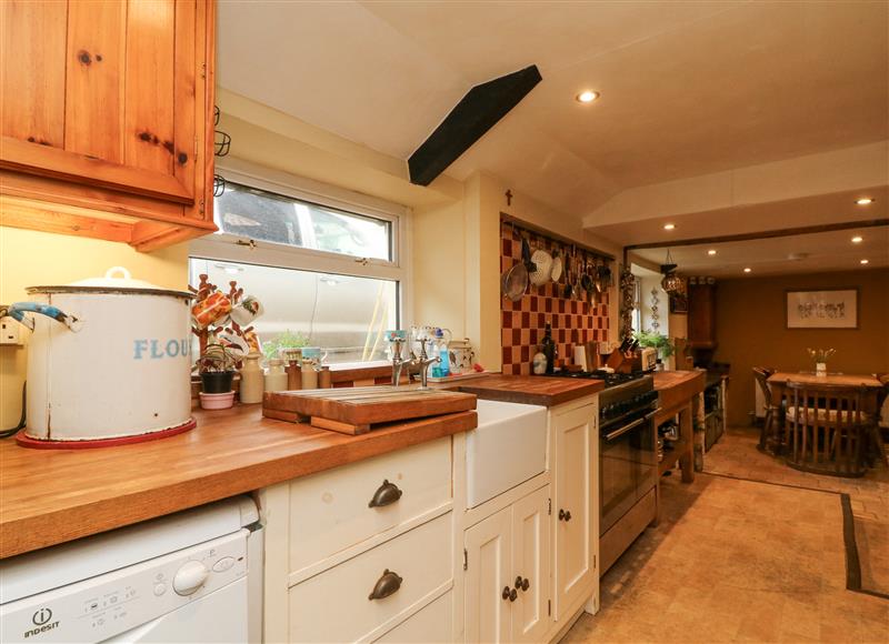 This is the kitchen at Hallwood, Petrockstowe