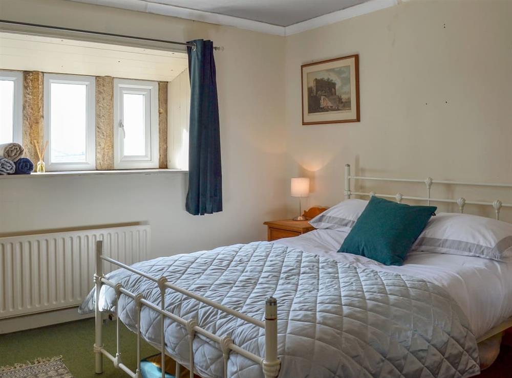 Comfortable double bedroom at Halstead Green Farm in Colden, near Hebden Bridge, Yorkshire, West Yorkshire