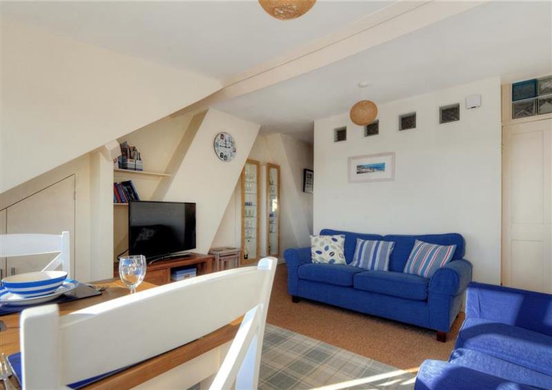 Relax in the living area at Halyards, La Casa, Lyme Regis