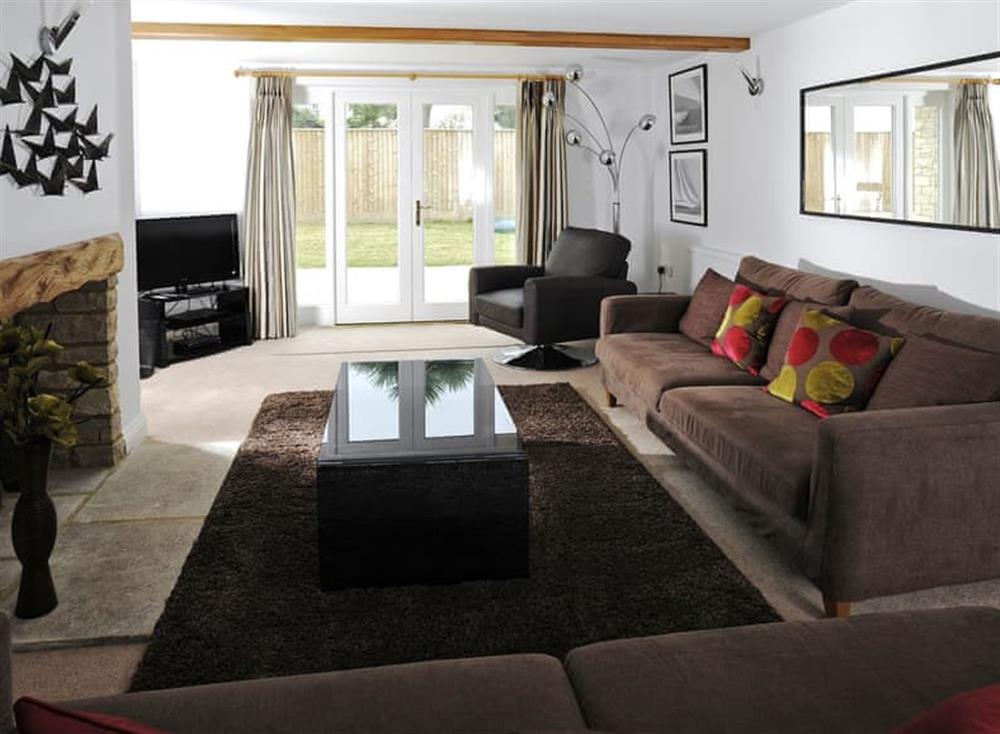 Living room at Hambury House in Dorset, Isle of Purbeck