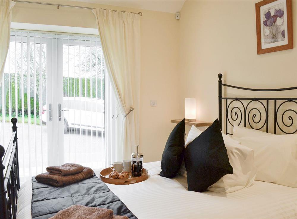 Comfortable double bedroom at Hameish Holiday Cottage in Kirkcudbright, Dumfries & Galloway, Kirkcudbrightshire