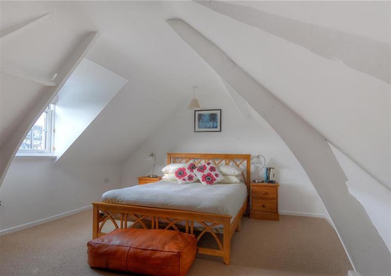 One of the bedrooms at Hamilton House, Lyme Regis