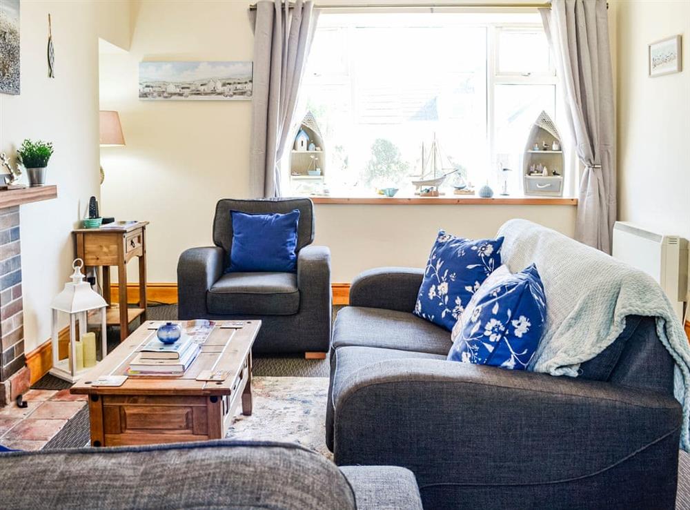 Living room at Hammys Cottage in Drummore, Wigtownshire