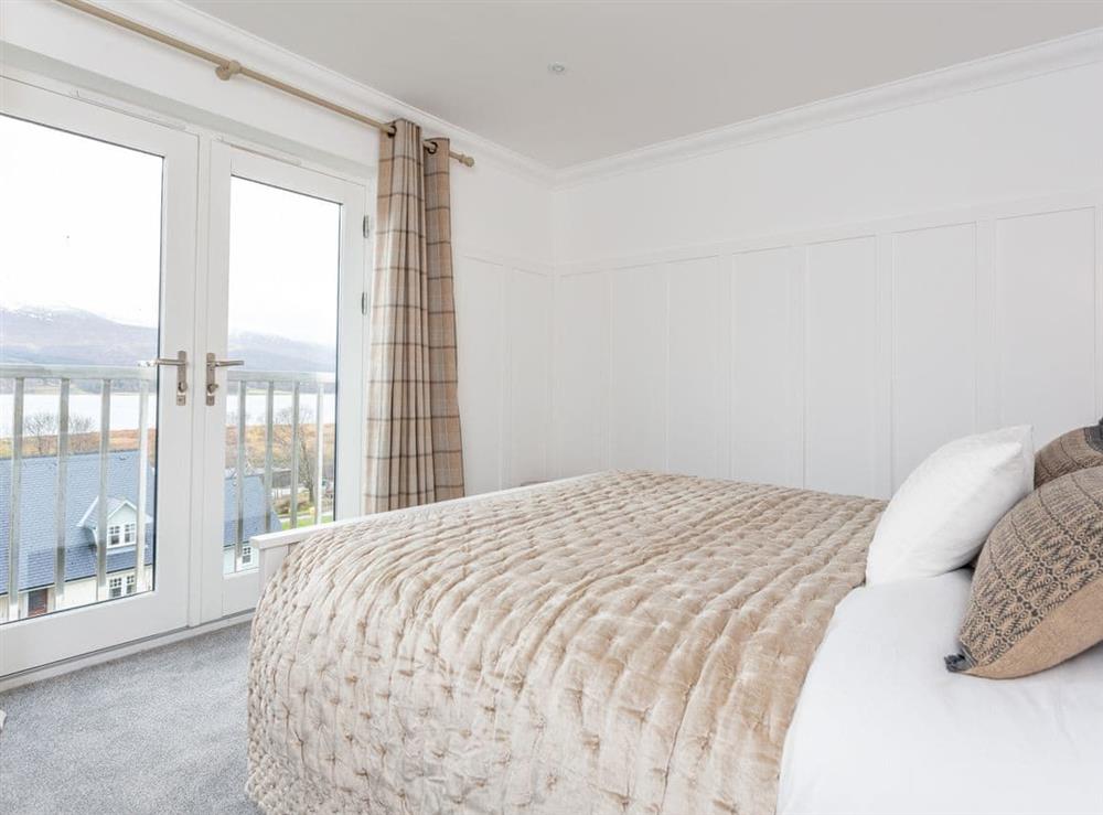 Peaceful double bedroom at Hamnavoe in Kinlocheil, near Fort William, Inverness-Shire