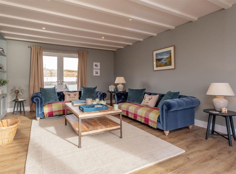 Spacious living room at Hamnavoe in Kinlocheil, near Fort William, Inverness-Shire