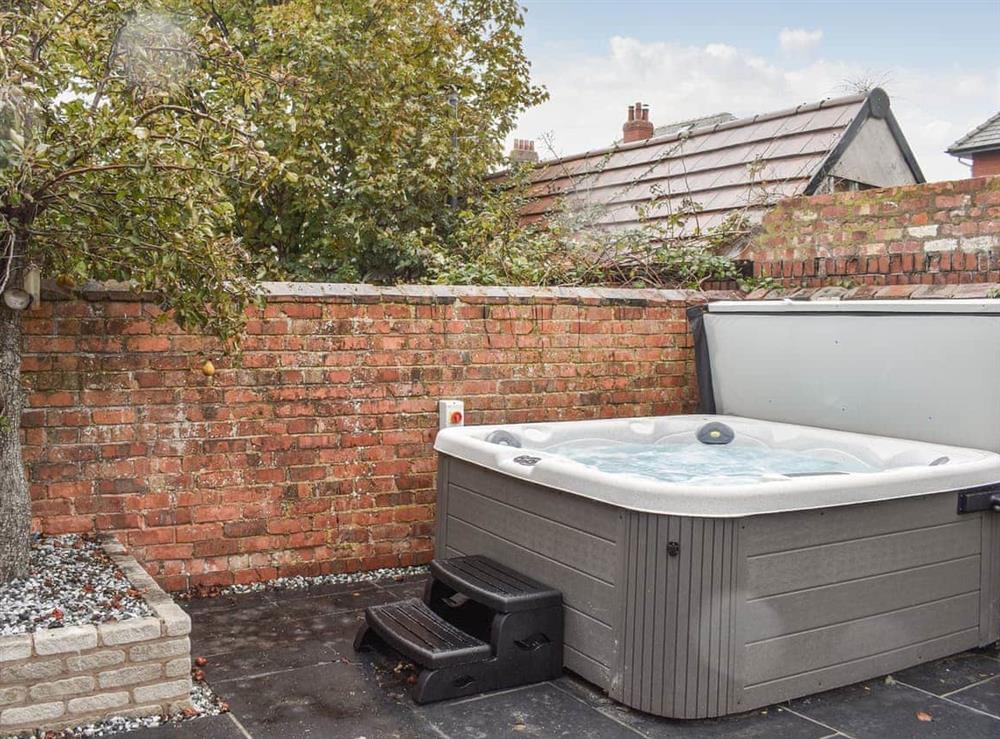 Hot tub at Hampton House in Blackpool, Lancashire