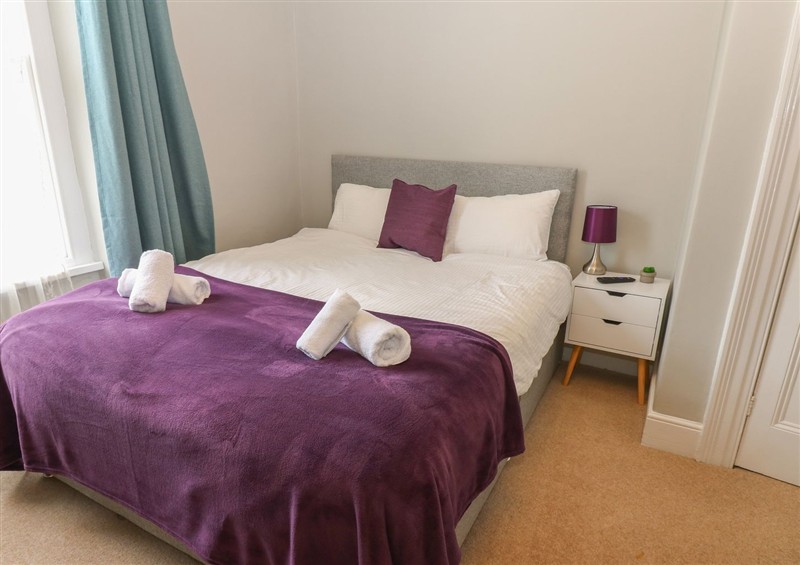 One of the bedrooms at Hampton House, St Bees