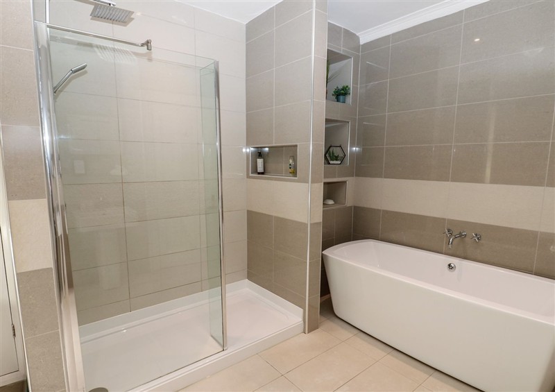 This is the bathroom at Hampton House, St Bees
