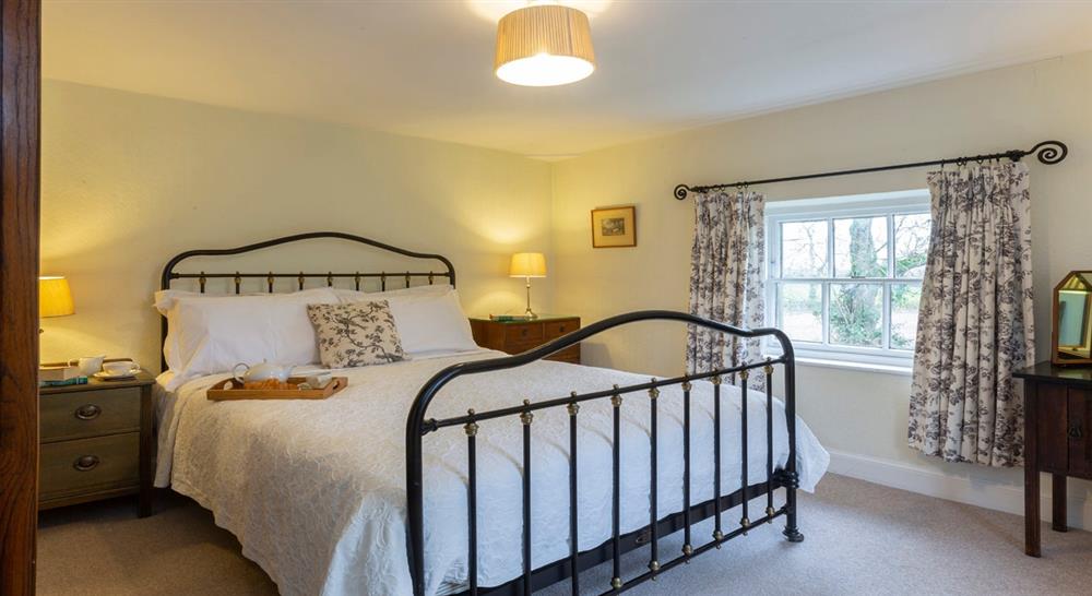 The double bedroom at Hanbury Lodge in Droitwich, Worcestershire