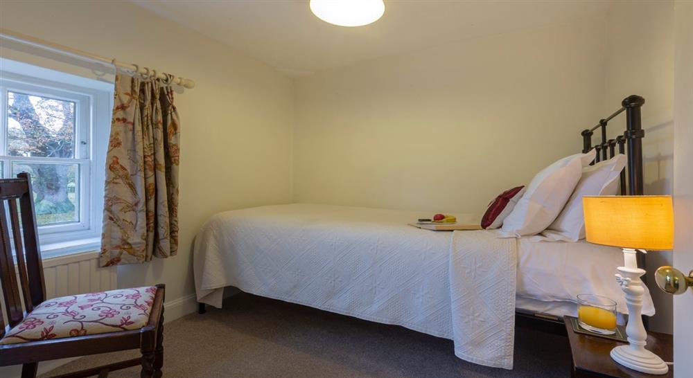 The single bedroom at Hanbury Lodge in Droitwich, Worcestershire