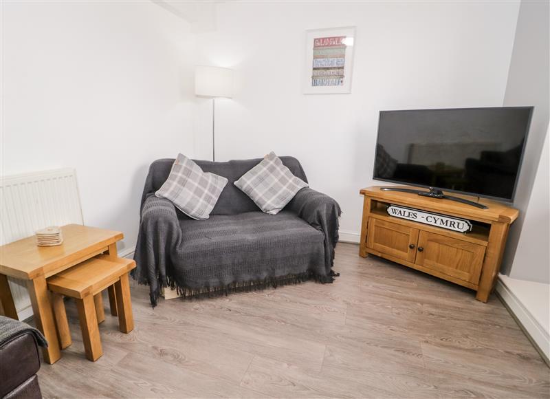 Relax in the living area at Hand Apartment, Llanrwst