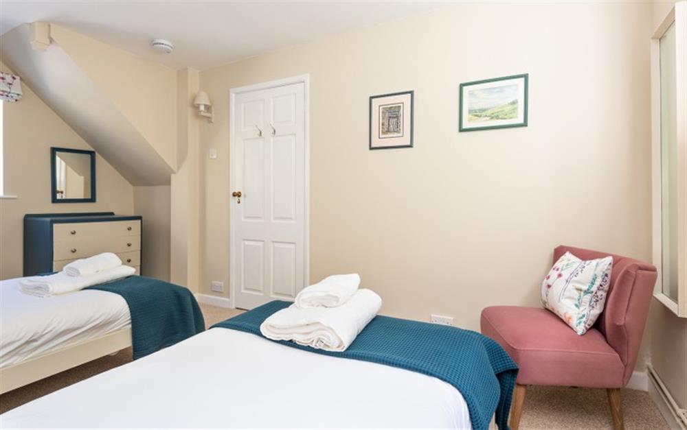 Another look at the twin bedroom  at Hansel Cottage in Slapton