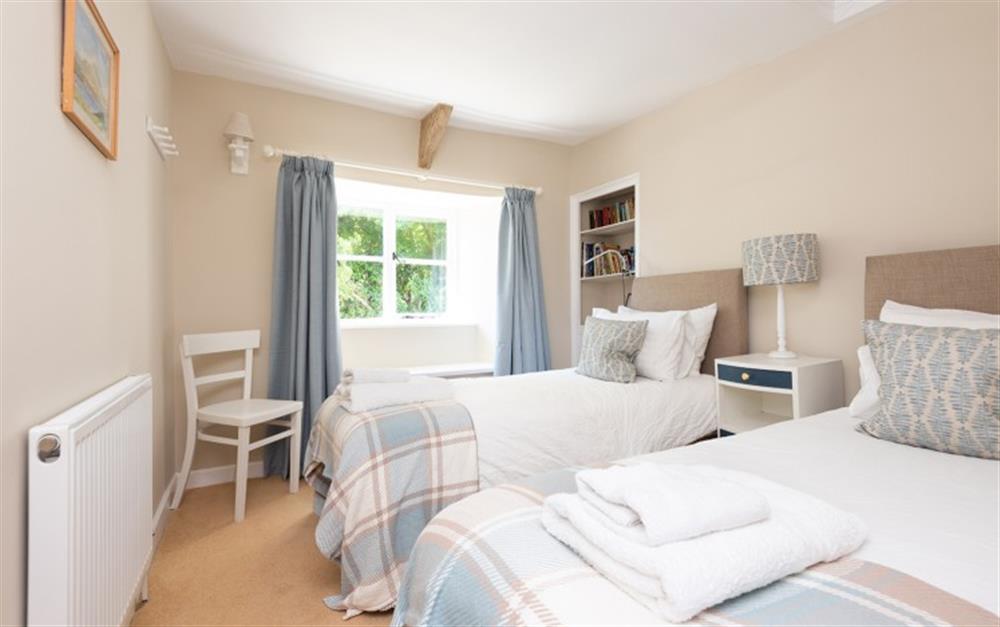 Pretty bedroom 3  at Hansel Cottage in Slapton