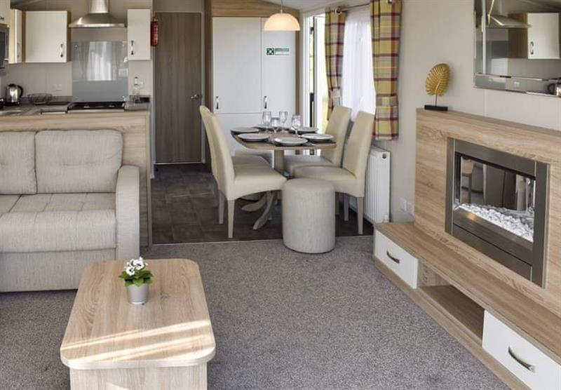 Inside Leisure Lodge at Hanworth Country Park in Potterhanworth, Lincolnshire