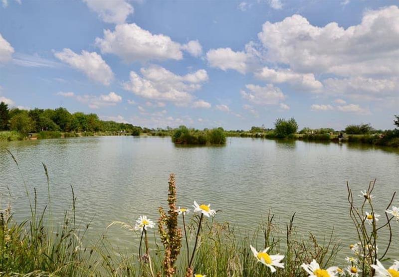 The lakes at Hanworth Country Park in Potterhanworth, Lincolnshire