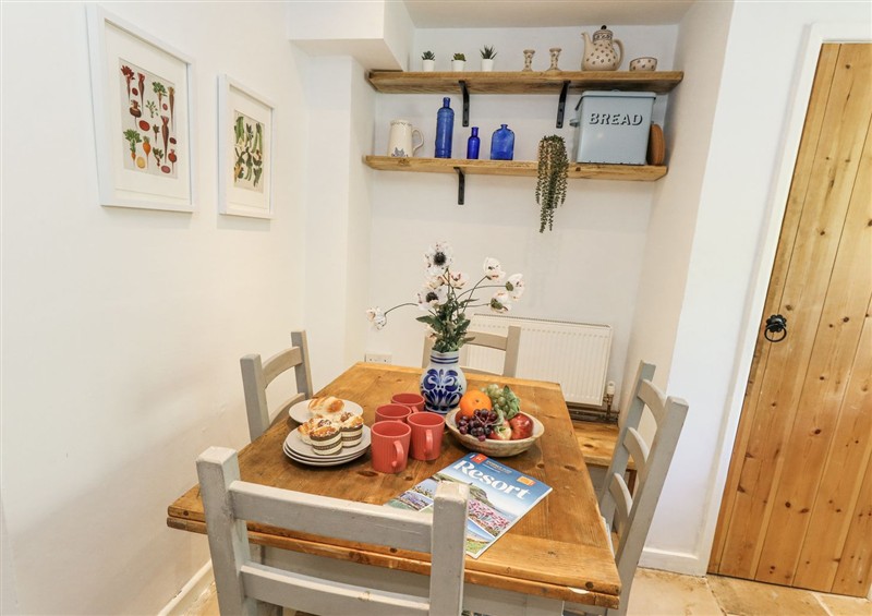 This is the dining room at Happiness Cottage, Piddlehinton