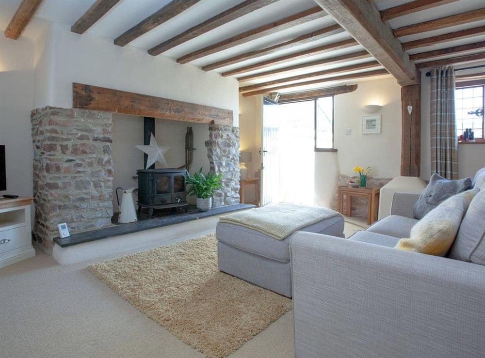 Living room (photo 4) at Happy Cottage in North Tawton, near Okehampton, Devon