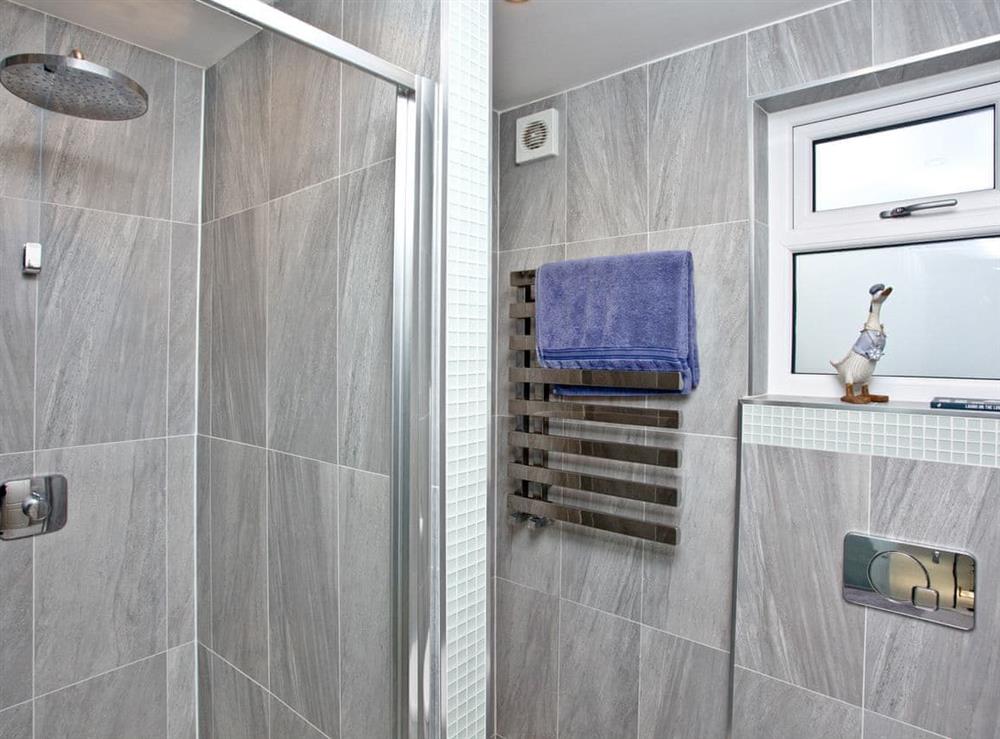 Shower room at Happy Place in Brixham, Devon