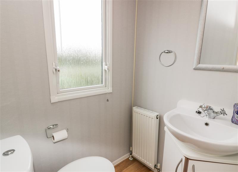 This is the bathroom at Happy Times Holiday Home, Kippford near Dalbeattie