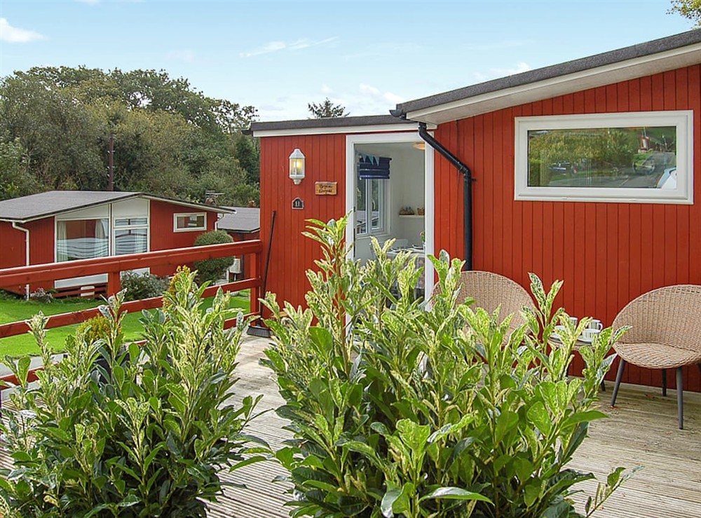 Exterior at Happy Valley Bryniau Gwyrdd Chalet 11 in Tywyn, Gwynedd