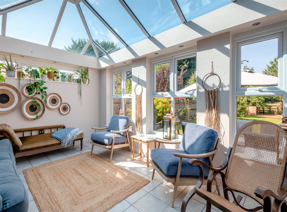 Conservatory at Harbord House in Colton, Norfolk