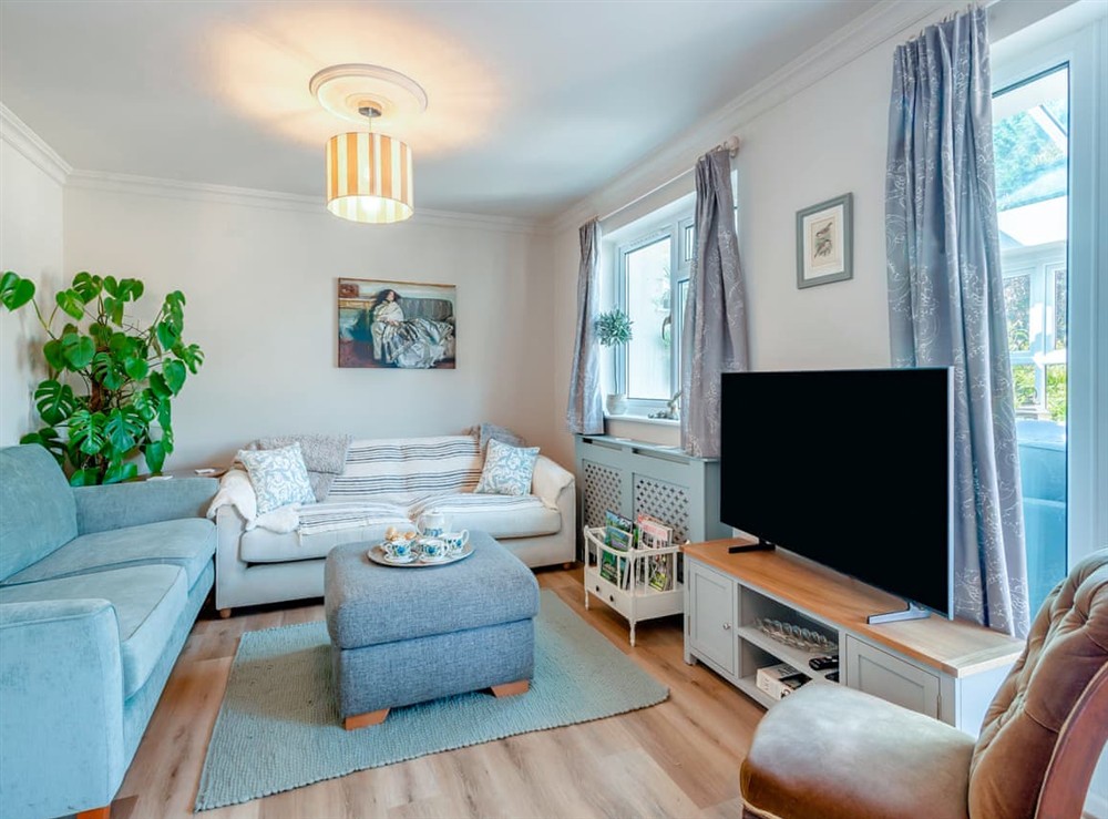 Living room at Harbord House in Colton, Norfolk