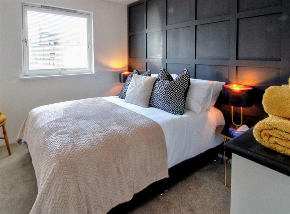 Double bedroom at Harbour Apartment in Nairn, Morayshire