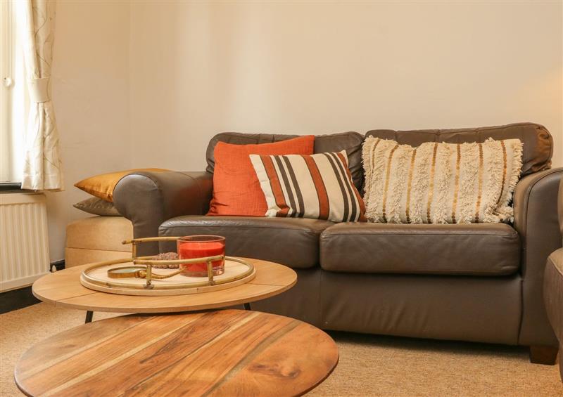 The living area at Harbour Cottage, Ilfracombe