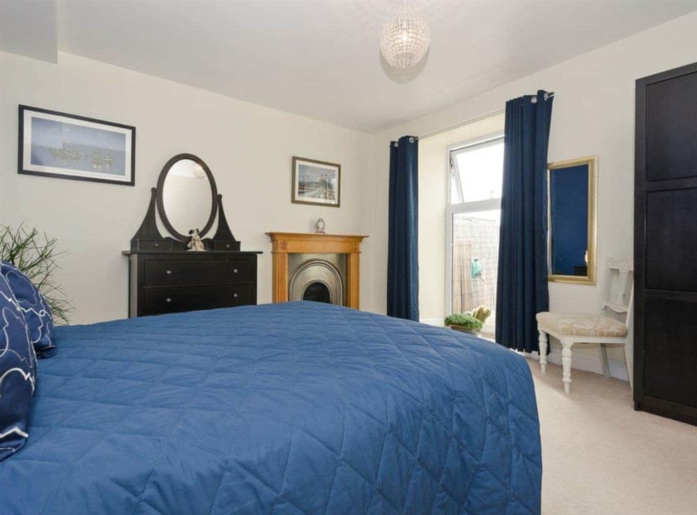 Double bedroom at Harbour Cottage in Port William, Wigtownshire