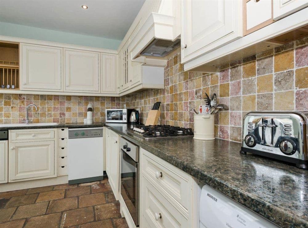 Kitchen at Harbour Cottage in Port William, Wigtownshire