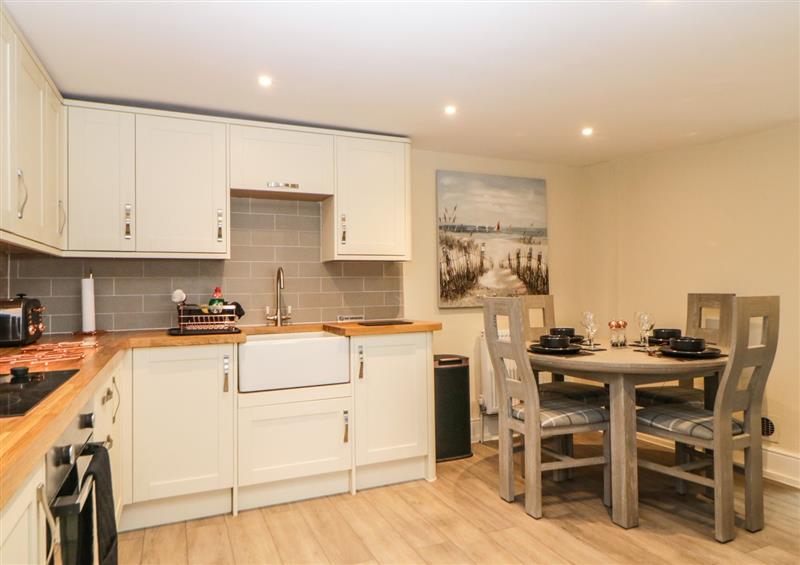 This is the kitchen at Harbour Cottage, Torquay